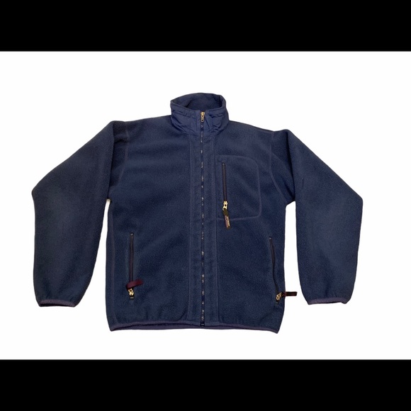 Vintage Patagonia Synchilla Fleece Jacket Navy Blu
